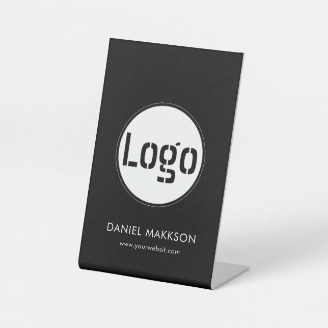 Logo Einfaches Berufliches Schild (Vorderseite)