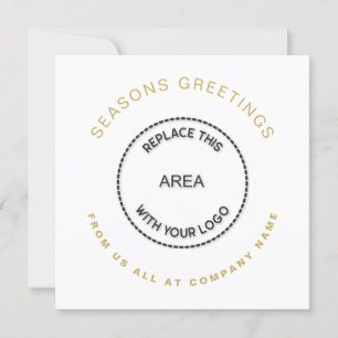 Logo Einfaches QR Code 2025 Kalender für Unternehm Feiertagskarte