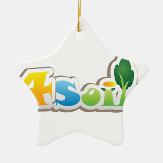 Logo eingebrannte Produkte 4Soils Keramik Ornament