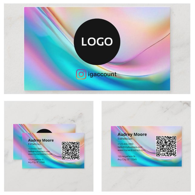 Logo Esthetiker Visitenkarte (Logo Esthetician Business Card
)