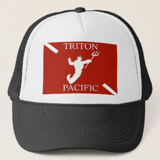 Logo-Fernlastfahrer-Hut Tritons pazifischer Truckerkappe