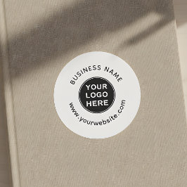 Logo | Firmenname | Webseite | Firmenmarke Runder Aufkleber