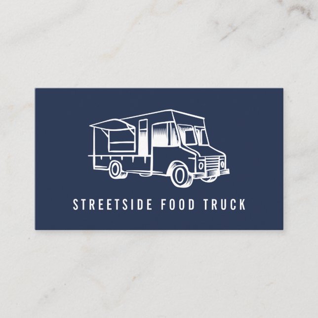 Logo "Food Truck" Visitenkarte (Vorderseite)