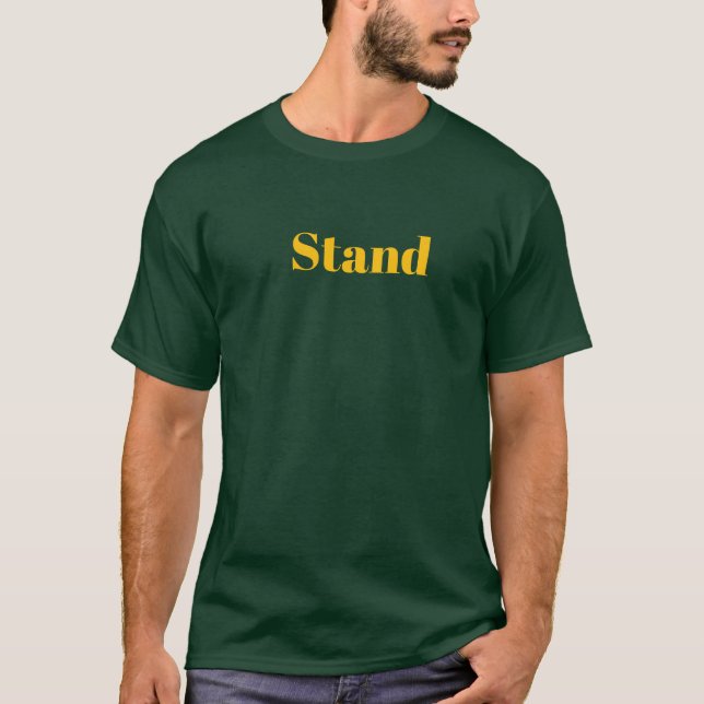 Logo Forest Green Herren Baumwolle   T-Shirt (Vorderseite)