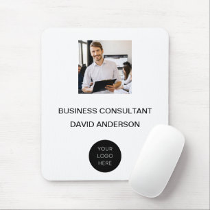 Logo-Foto Beruflich Modernes Minimalistisch Mousepad