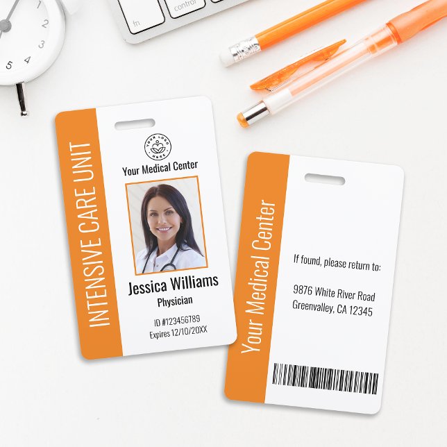 Logo-Foto für Mitarbeiter im Krankenhaus Orange ID Ausweis (Von Creator hochgeladen)
