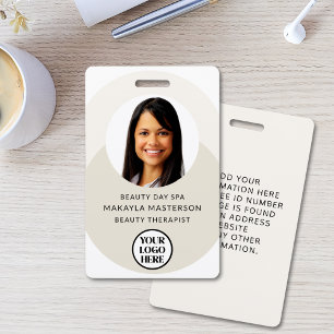 Logo-Foto-ID Beige Ausweis