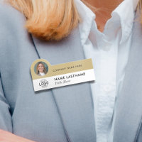 Logo-Foto-ID Modernes Gold Beruflich Business