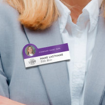 Logo-Foto-ID Modernes, Lila Unternehmen