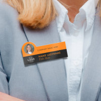 Logo-Foto-ID Orange Black Business Company Titel