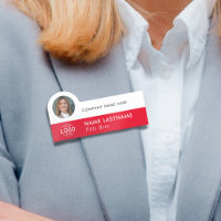 Logo-Foto-ID Stilvoll Einfaches Weißes Unternehmen
