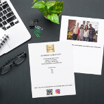 Logo-Foto qr-Codeinstagramm Flyer<br><div class="desc">Weißer Hintergrund. Personalisieren Sie Ihr Firmenlogo,  Ihren Namen,  Ihre Adresse,  Ihren Text,  Ihren eigenen QR-Code und fügen Sie ihn Ihrem Instragentenkonto hinzu. Zurück: Fügen Sie ein Foto und mehr Text hinzu.</div>