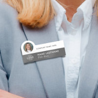 Logo-Foto Stilvoll Graues weißes Unternehmen