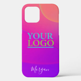 Logo, Foto umgebogen, Farbformen Name Weiß Case-Mate iPhone Hülle