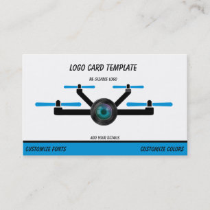 Logo-Fotografie Drone-Visitenkarte Visitenkarte