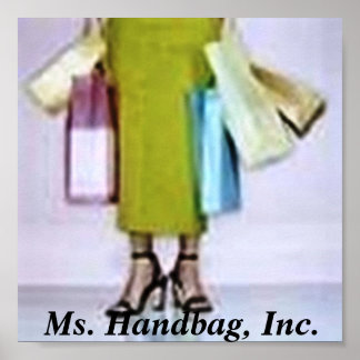 Logo, Frau Handbag, Inc. Poster