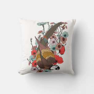 Logo für asiatische Drachen Kissen