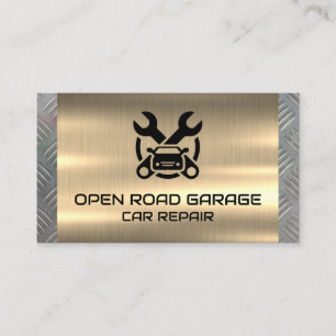Logo für Autoreparatur   Mechanikerwerkstatt Visitenkarte