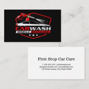 Logo für Autowasch-Spray Auto-Reinigungspflege Visitenkarte