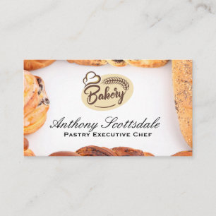 Logo für Bäckereien Pastries Visitenkarte