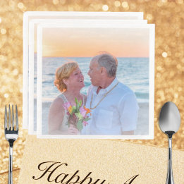 Logo für benutzerdefinierte Fotos Art Slogan Stand Serviette