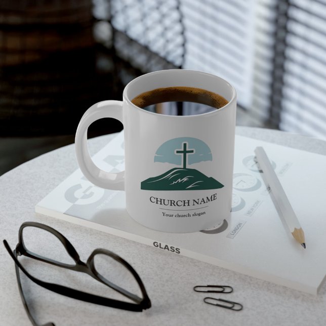 Logo für benutzerdefinierte Kirche Jumbo-Tasse (Von Creator hochgeladen)