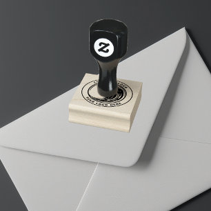 Logo für benutzerdefinierte Markenbezeichnungen Gummistempel