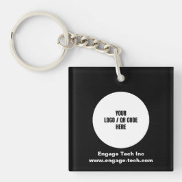 Logo für benutzerdefinierte Unternehmen | Name | S Schlüsselanhänger