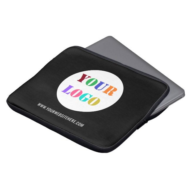 Logo für benutzerdefinierte Unternehmen - Notebook Laptopschutzhülle (Vorne Oben)