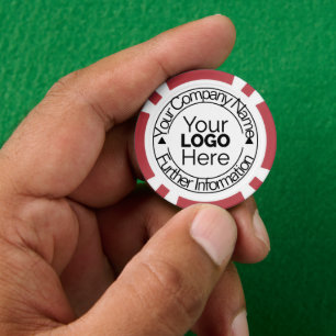 Logo für benutzerdefinierte Unternehmen Pokerchips