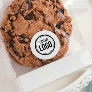 Logo für benutzerdefinierte Unternehmen Runder Aufkleber