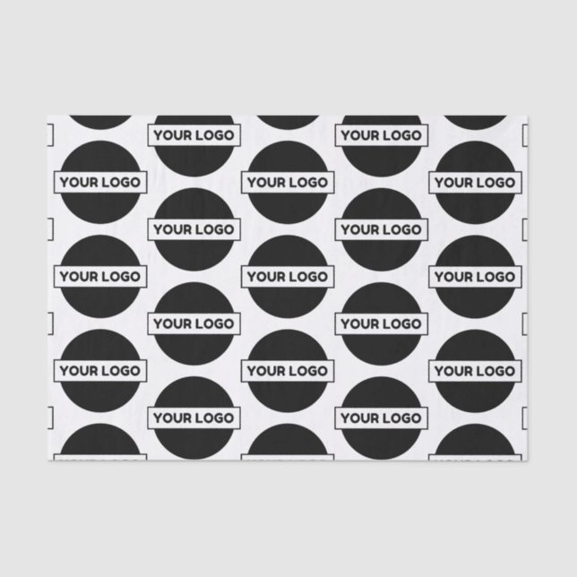 Logo für benutzerdefinierte Unternehmen Seidenpapier (Vorderseite)