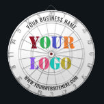 Logo für benutzerdefinierte Unternehmen und Text-G Dartscheibe<br><div class="desc">Benutzerdefinierte Farben und Schriftart - Entwerfen Sie Ihre eigenen Personalisierten Dartboards mit Ihrer Firmenlogo- und Namenswebsite oder einer benutzerdefinierten Textbewerbung oder einem modernen PC-Mainboard / Geschenk - Machen Sie Ihr eigenes Design - Logo hinzufügen - Bild - Foto- oder QR-Code / Name - Text / Informationen - Verkleinern, verschieben oder...</div>