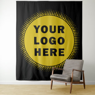 Logo für benutzerdefinierte Unternehmen Wandteppich