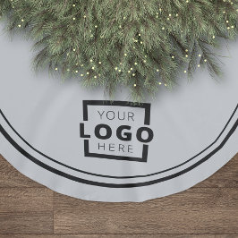 Logo für benutzerdefinierte Unternehmen Weihnachte Polyester Weihnachtsbaumdecke
