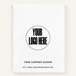 Logo für benutzerdefinierte Unternehmen Weiß | Per Notizbuch