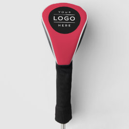 Logo für benutzerdefiniertes Rotes Unternehmen Golf Headcover