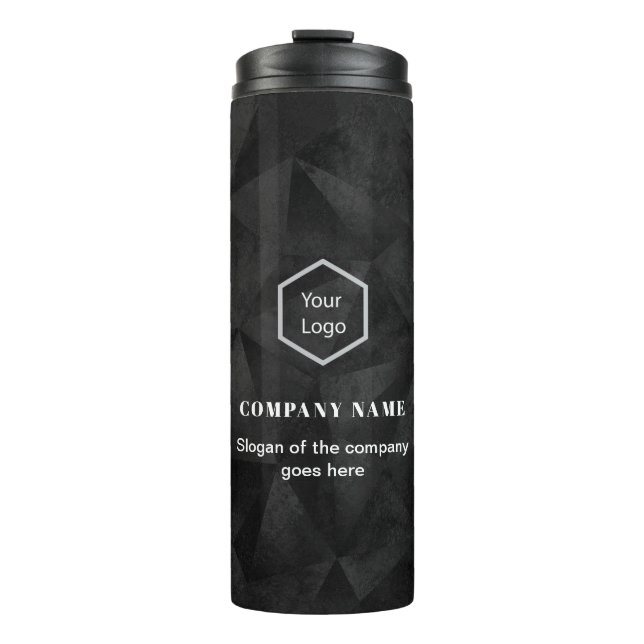 Logo für berufliche Unternehmen Thermosbecher (Vorderseite)