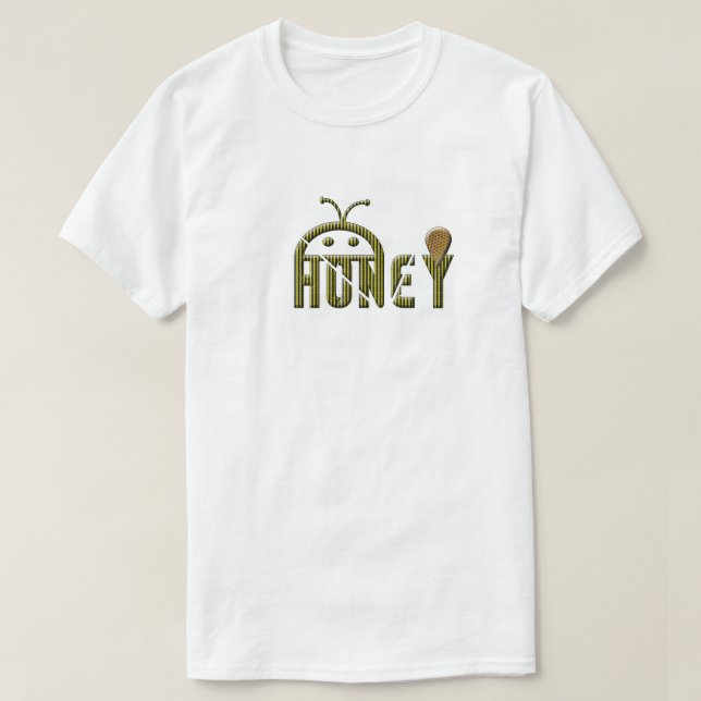 Logo für Bienen und Honig T-Shirt (Design vorne)