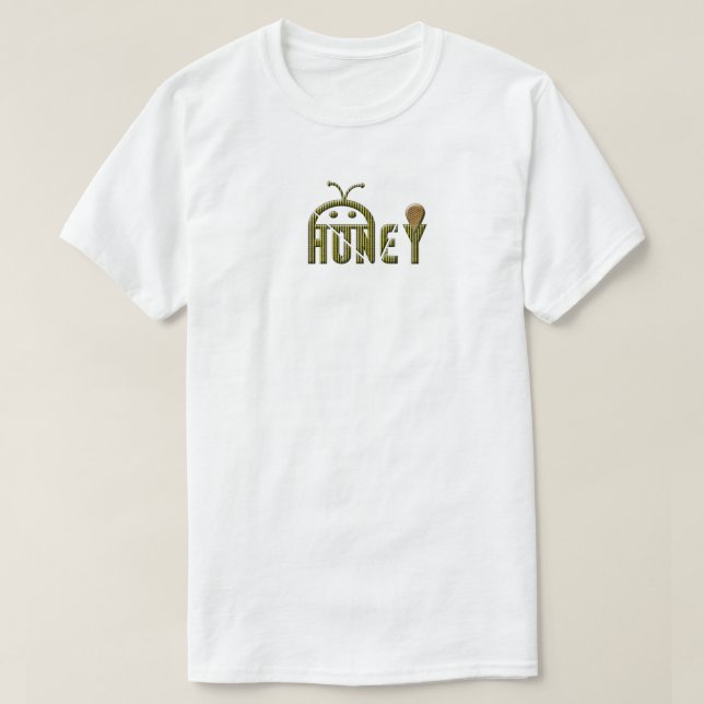 Logo für Bienen und Honig T-Shirt (Design vorne)