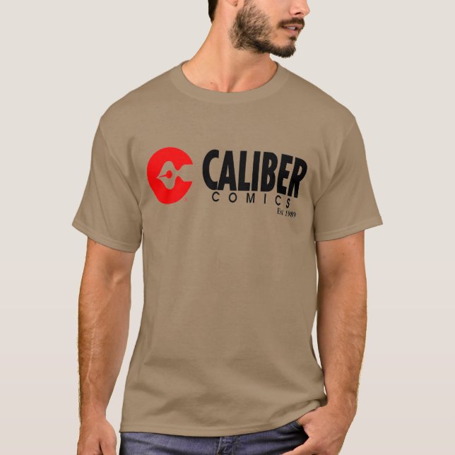 Logo für Caliber Comic auf T - Shirt (Vorderseite)