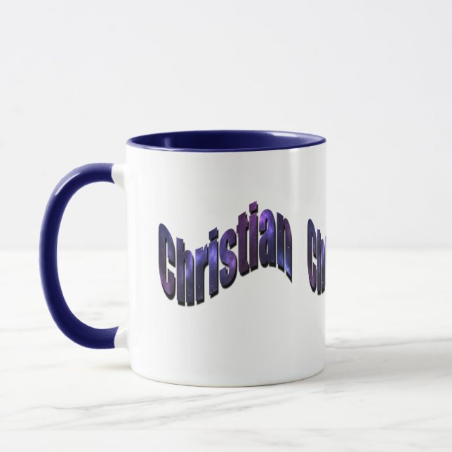 Logo für Christliche blaue Namen, Tasse (Links)