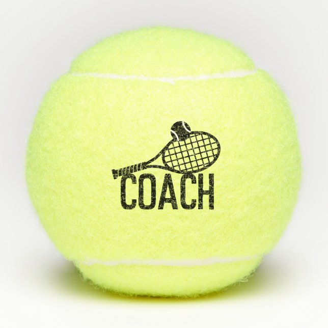 Logo für Coach Tennisbälle (Vorderseite)