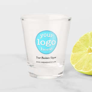 Logo für das Bar Restaurant eines Unternehmens ers Schnapsglas