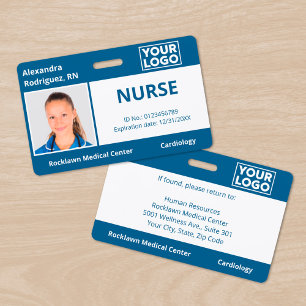Logo für das benutzerdefinierte Foto Blue Medical  Ausweis