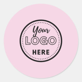 Logo für das berufliche Branding Minimalistisch ro Runder Aufkleber