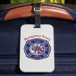 Logo für das Blue Firefighter-Abzeichen - kundensp Gepäckanhänger