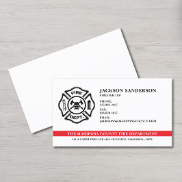 Logo für das Brandabwehrteam Visitenkarte