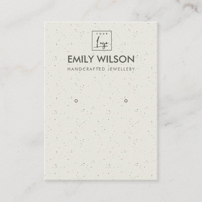 LOGO FÜR DAS ERGEBNIS DER GRAUEN KERAMIK VISITENKARTE (Vorderseite)