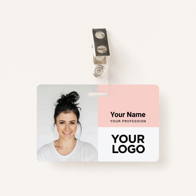 Logo für das Foto "Eigene Firmenangestellte" Ausweis (Vorderseite mit Klammer)